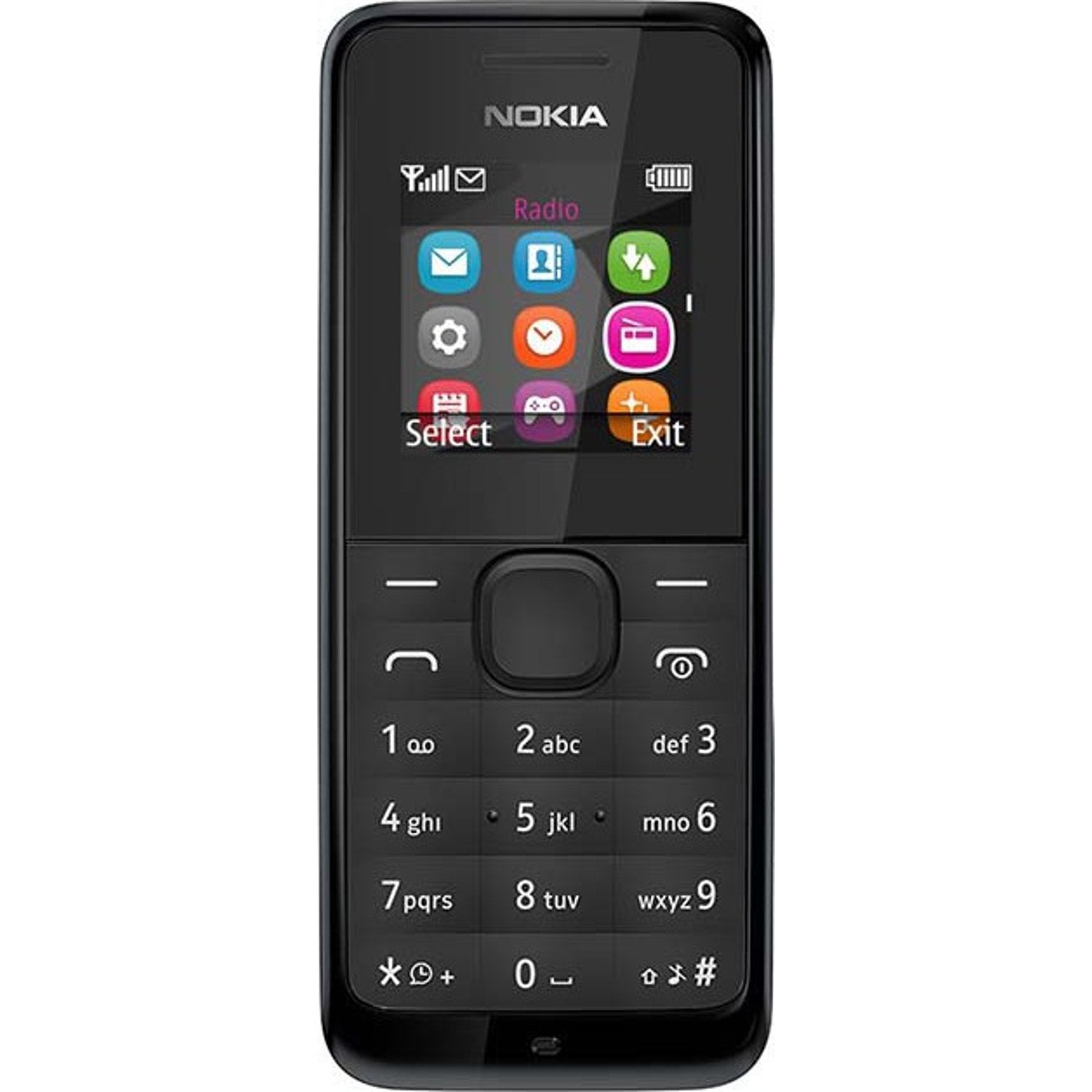 Nokia 105 Dual Sim Mobile Black