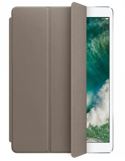 غطاء ذكي من الجلد من Apple لجهاز iPad وiPad Air MPU82ZM/A (لون بني رمادي)