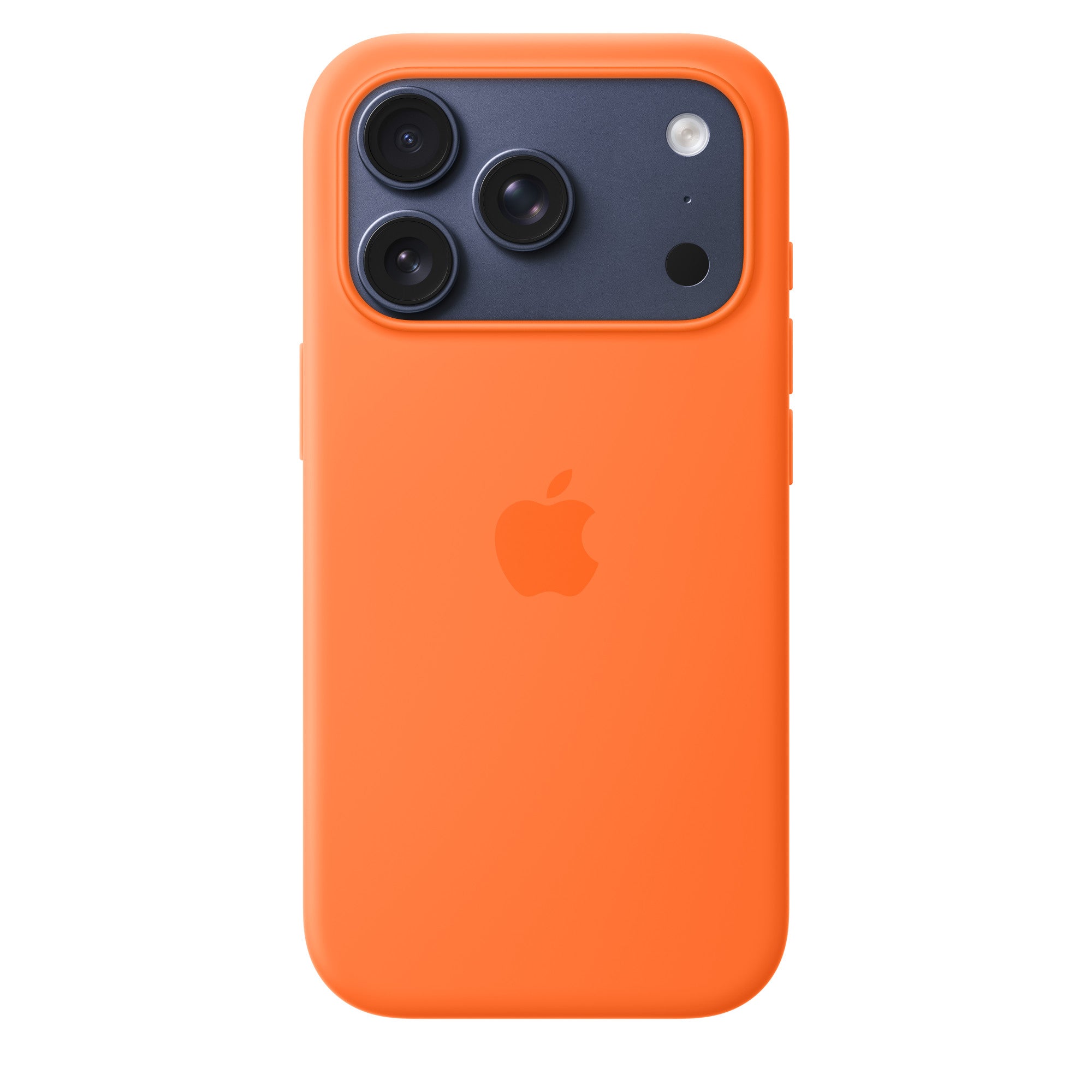 iPhone 17 Pro Silicone Case with MagSafe – Orange – iMachines