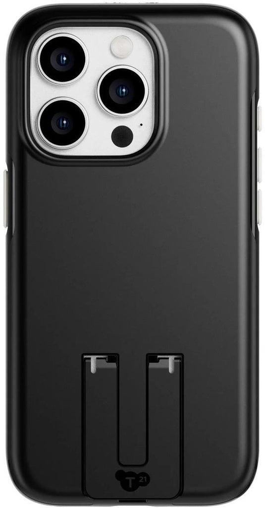 سماعة Tech21 EvoCrystal Kick مزودة بخاصية MagSafe لجهاز IP 15 Pro - لون أسود أوبسيديان