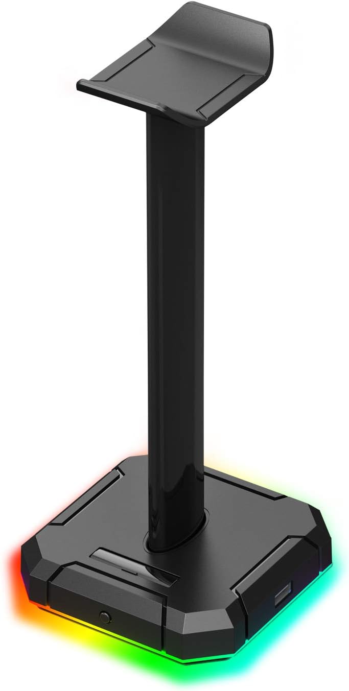 Redragon Scepter Pro HA300 RGB Headset Stand – Black