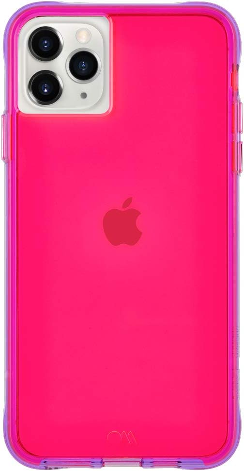 Case-Mate - Tough NEON - جراب لهاتف iPhone 11 Pro - مقاس 5.8 بوصة - وردي/أرجواني نيون