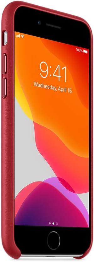 Apple iPhone SE 2nd Generation Leather Case - (Product) RED