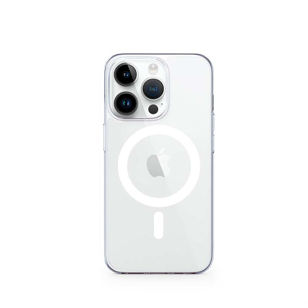 جراب Epico Resolve Magnetic لهاتف iPhone 15 Pro - شفاف