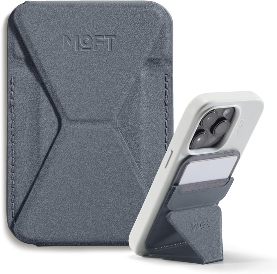 MOFT Snap-On iPhone Stand & Wallet MOVAS™ Dark Gray