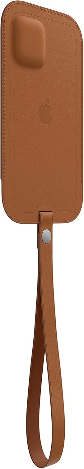 Apple iPhone 12 mini Leather Sleeve with MagSafe - Saddle Brown