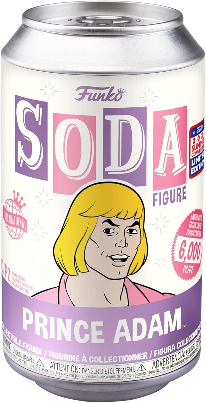 Vinyl Soda: Masters of the Universe – Prince Adam with Chase (Glow-in-the-Dark, International Edition)