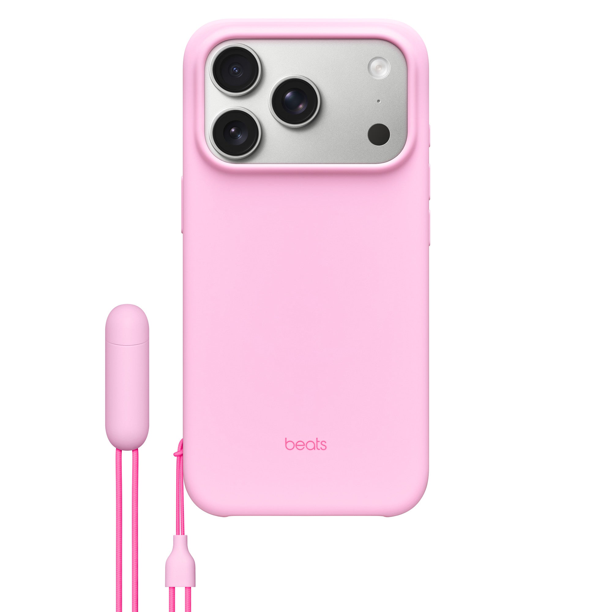 Beats iPhone 17 Pro Kickstand Case with MagSafe and Camera Control – Pebble Pink