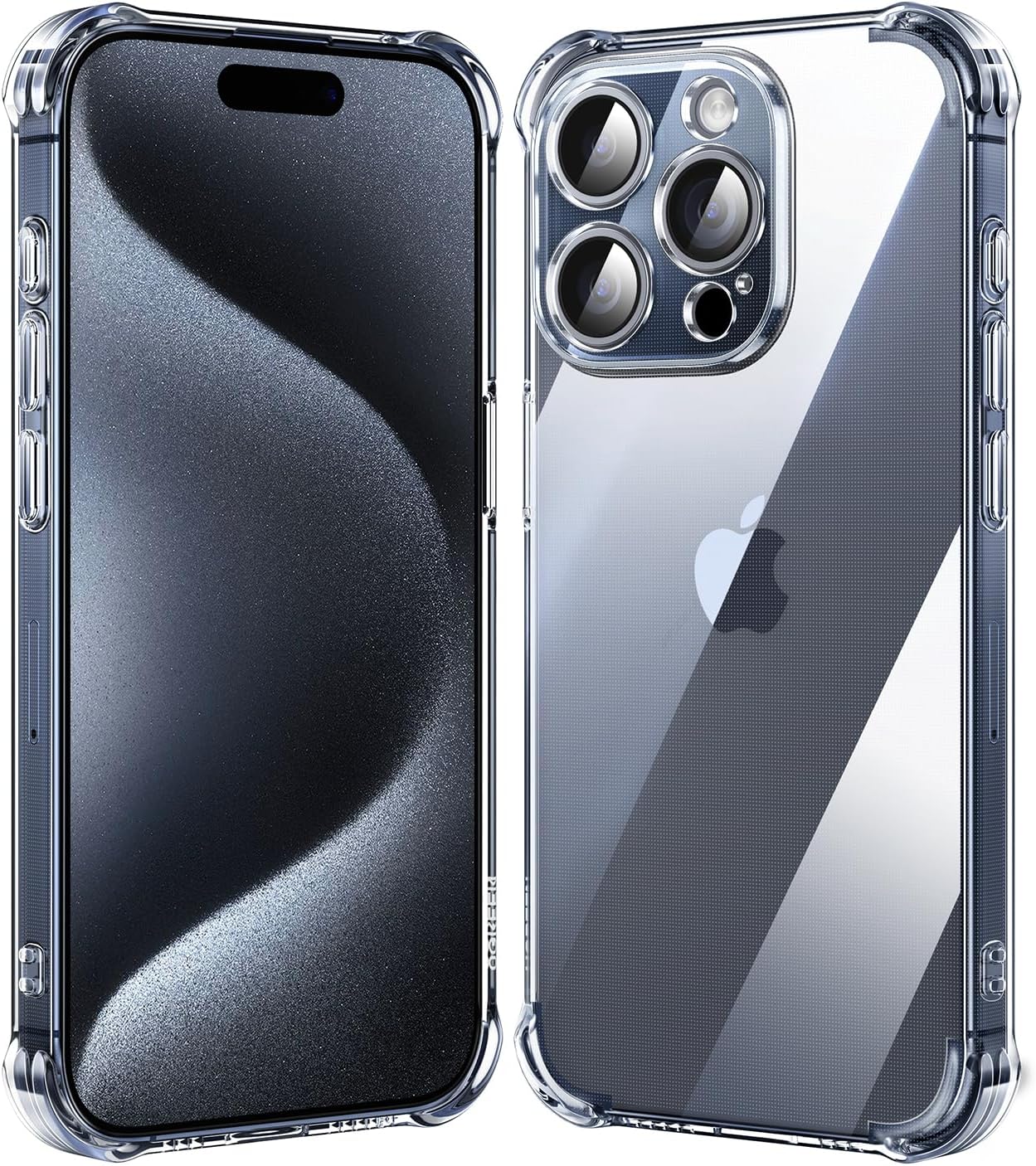 UGREEN Bright Cushion Protective Case for iPhone 15 Pro Clear