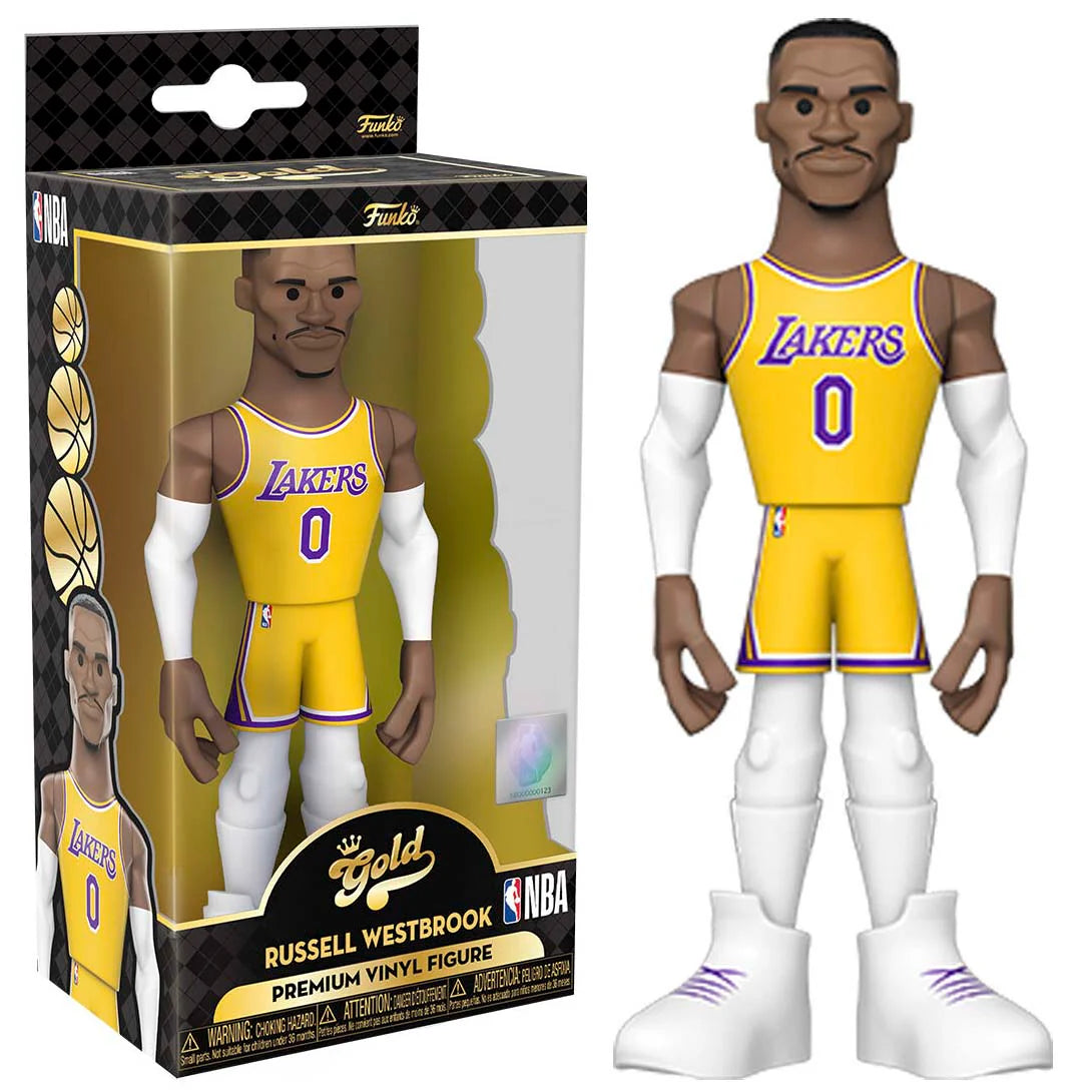 Vinyl Gold! NBA: Los Angeles Lakers – Russell Westbrook (City Edition ’21) 5″ with Chase Variant (Exclusive)