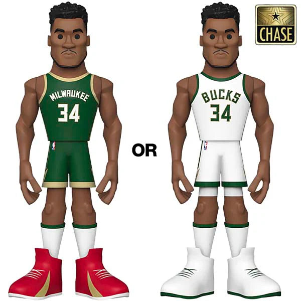 Gold 12" NBA: Milwaukee Bucks – Giannis Antetokounmpo with Chase Variant (Exclusive)