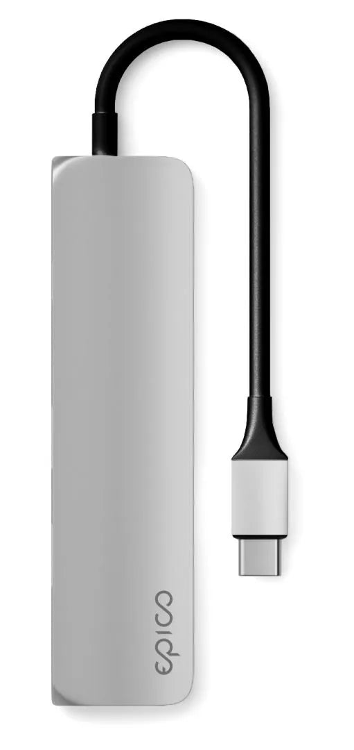 Epico USB Type-C Hub 4K HDMI - Silver/Black