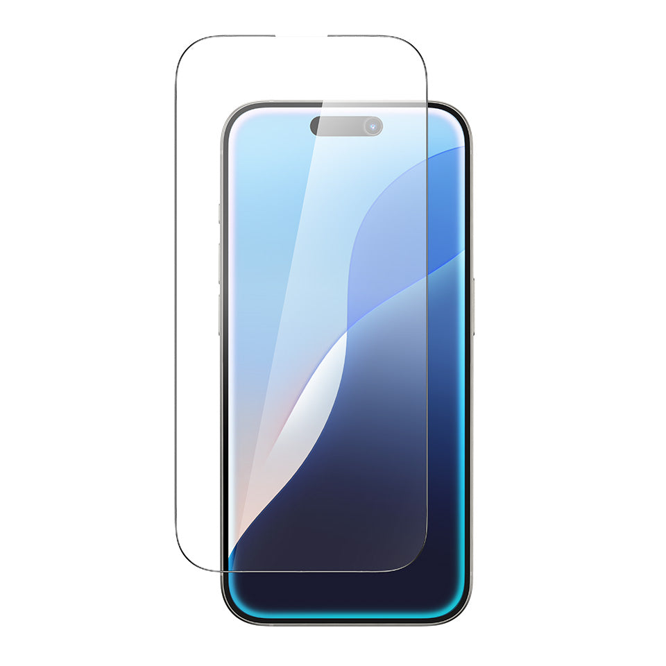 واقي شاشة AMAZINGthing لهاتف iPhone 16 (6.1 بوصة) زجاج كامل 2.75D من Side Radix