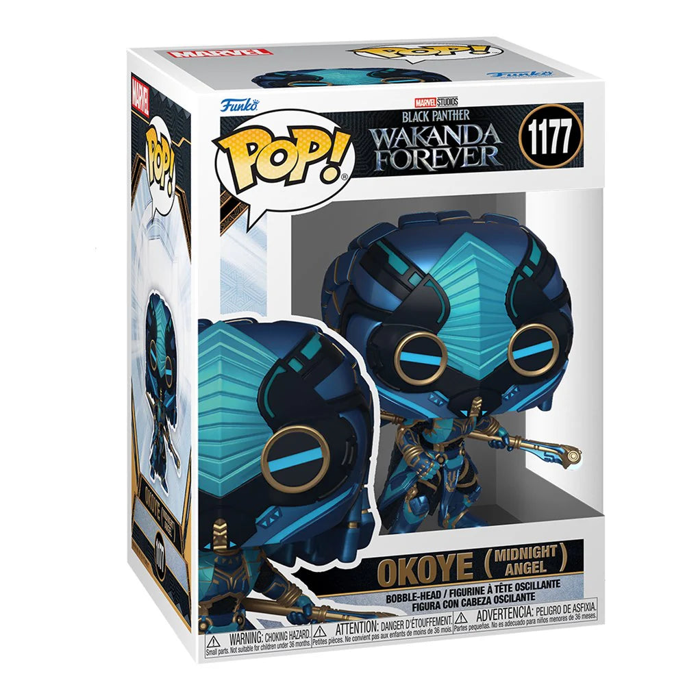Pop! Marvel: Black Panther Wakanda Forever S2 - Okoye (Midnight Angel)