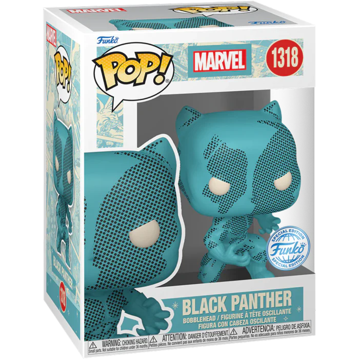 Pop! Marvel: D100 - RR Black Panther (Exc)