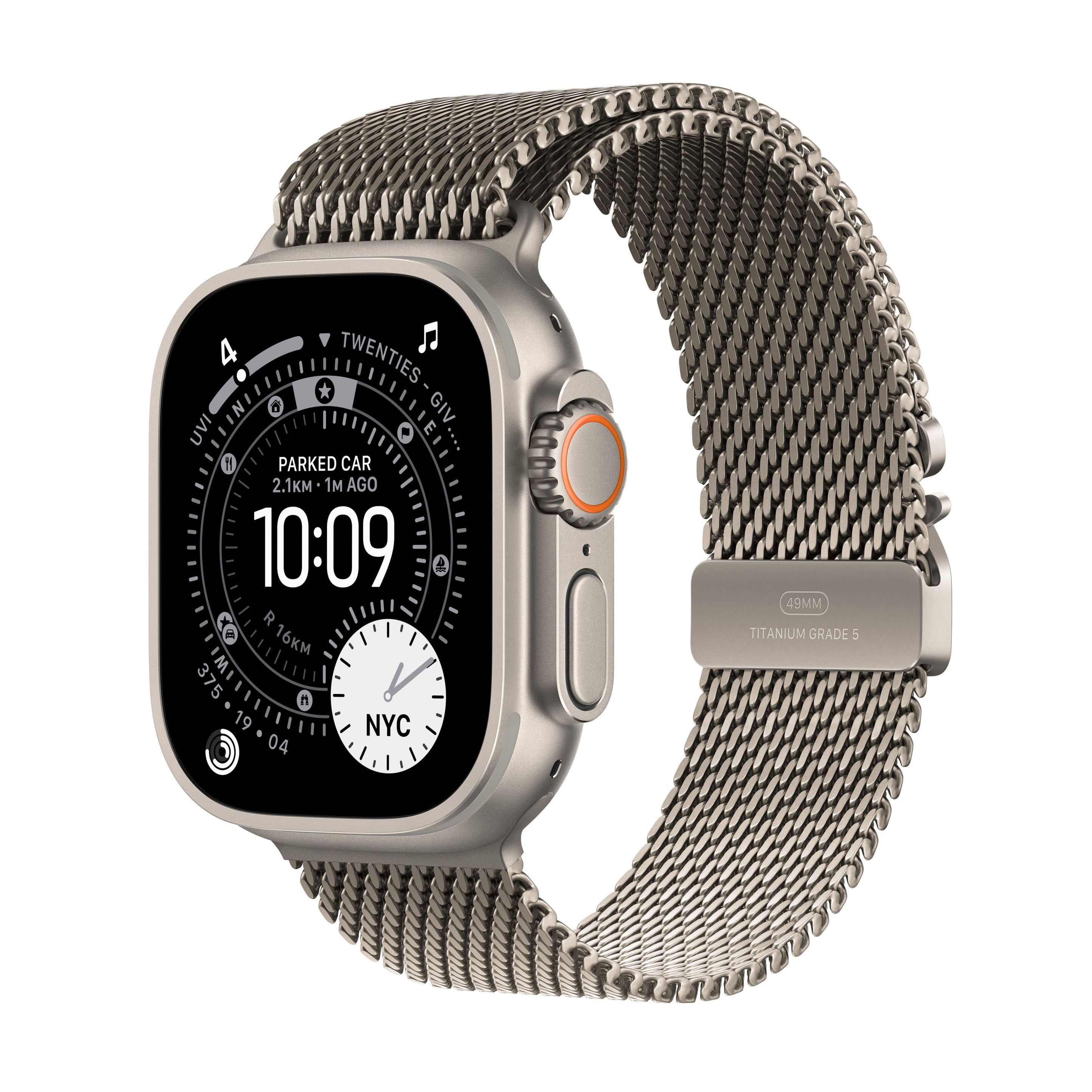 Apple Watch Ultra 3 with Milanese Loop