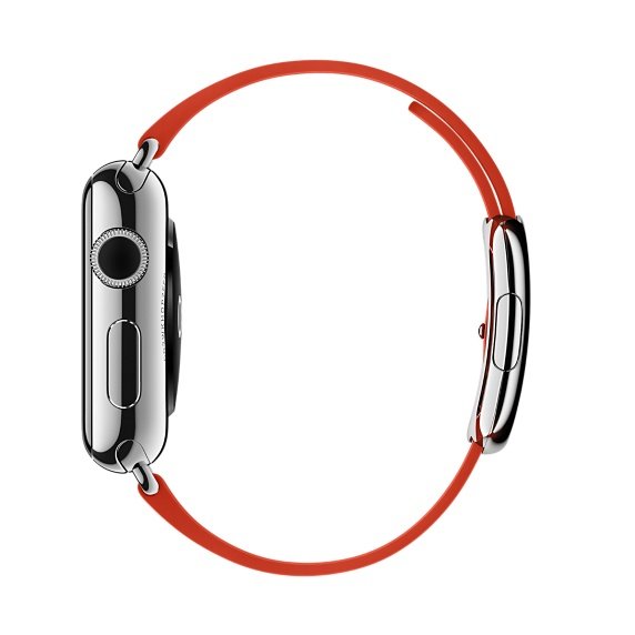 Apple Red Modern Buckle Medium Apple Watch 38mm Compatible with Apple Watch 38/40/41mm