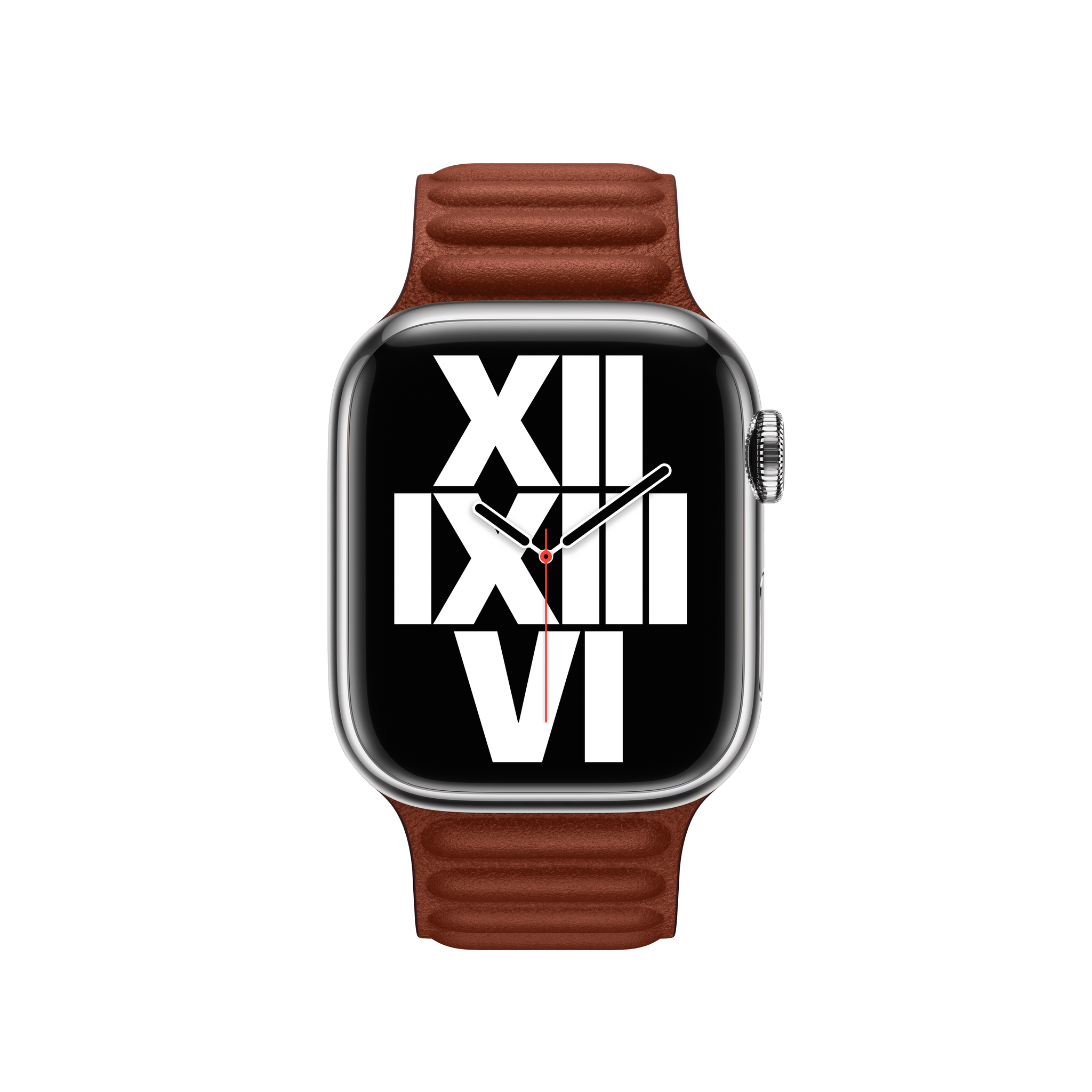 وصلة جلدية بلون العنبر لساعة Apple Watch مقاس 41 مم