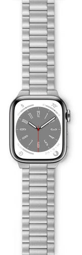 Epico Apple Watch 42/44/45 mm - سوار معدني، فضي