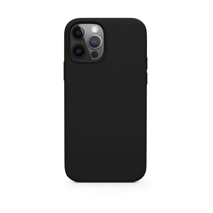 EPICO - حامل ماج سيف سيليكون لجهاز iPhone 12 Pro Max - أسود