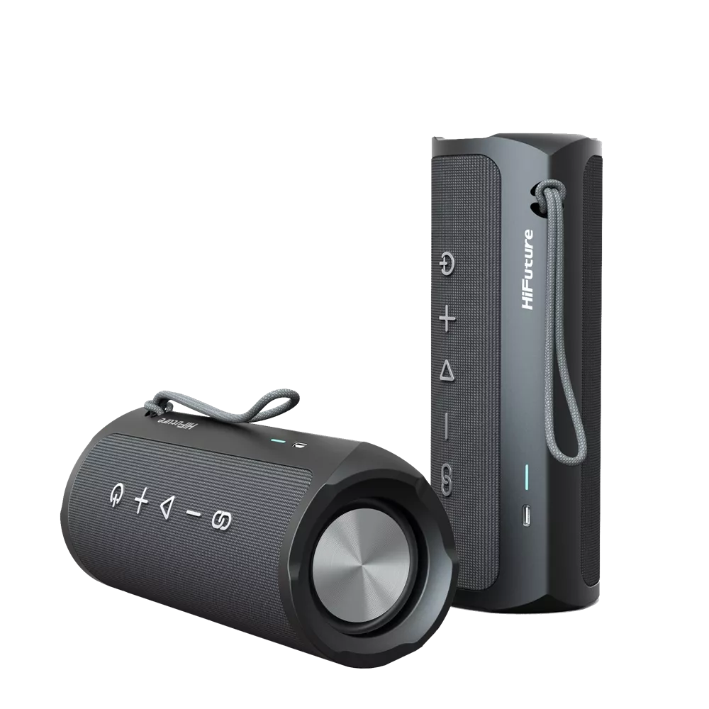 HiFuture - Ripple - 30W Waterproof Bluetooth Speaker - Black