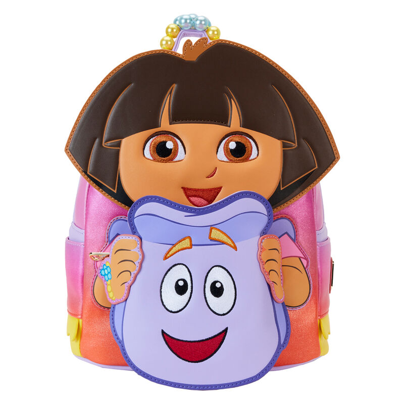 Loungefly Leather: Nickelodeon Dora Backpack Cosplay Mini Backpack