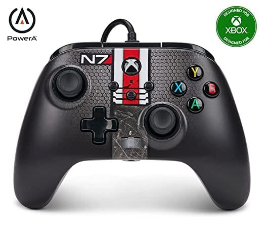 PowerA Enhanced Wired Controller for Xbox Series X|S - Mass Effect N7