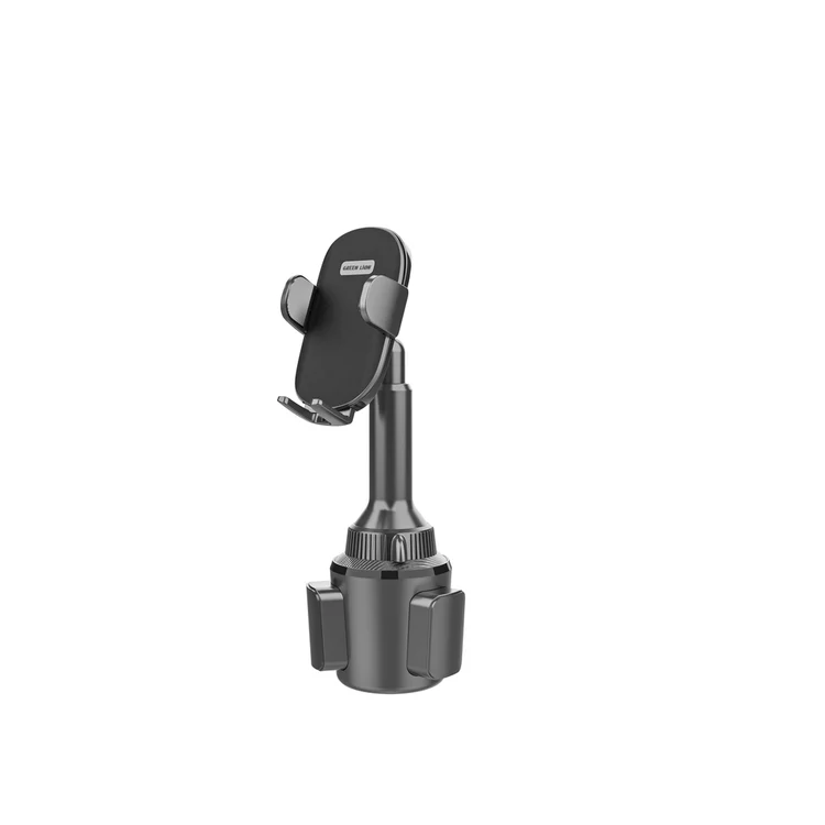 Green Lion GNCCUPHDRPM 360° Car Cup Holder Universal Car Cup Holder Cellphone Mount Stand