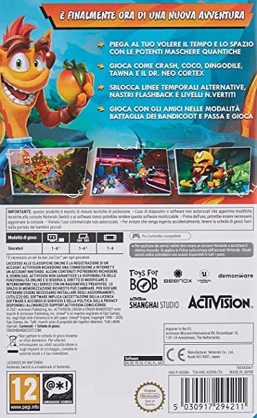 CRASH BANDICOOT 4 Its about Time- Nintendo Switch