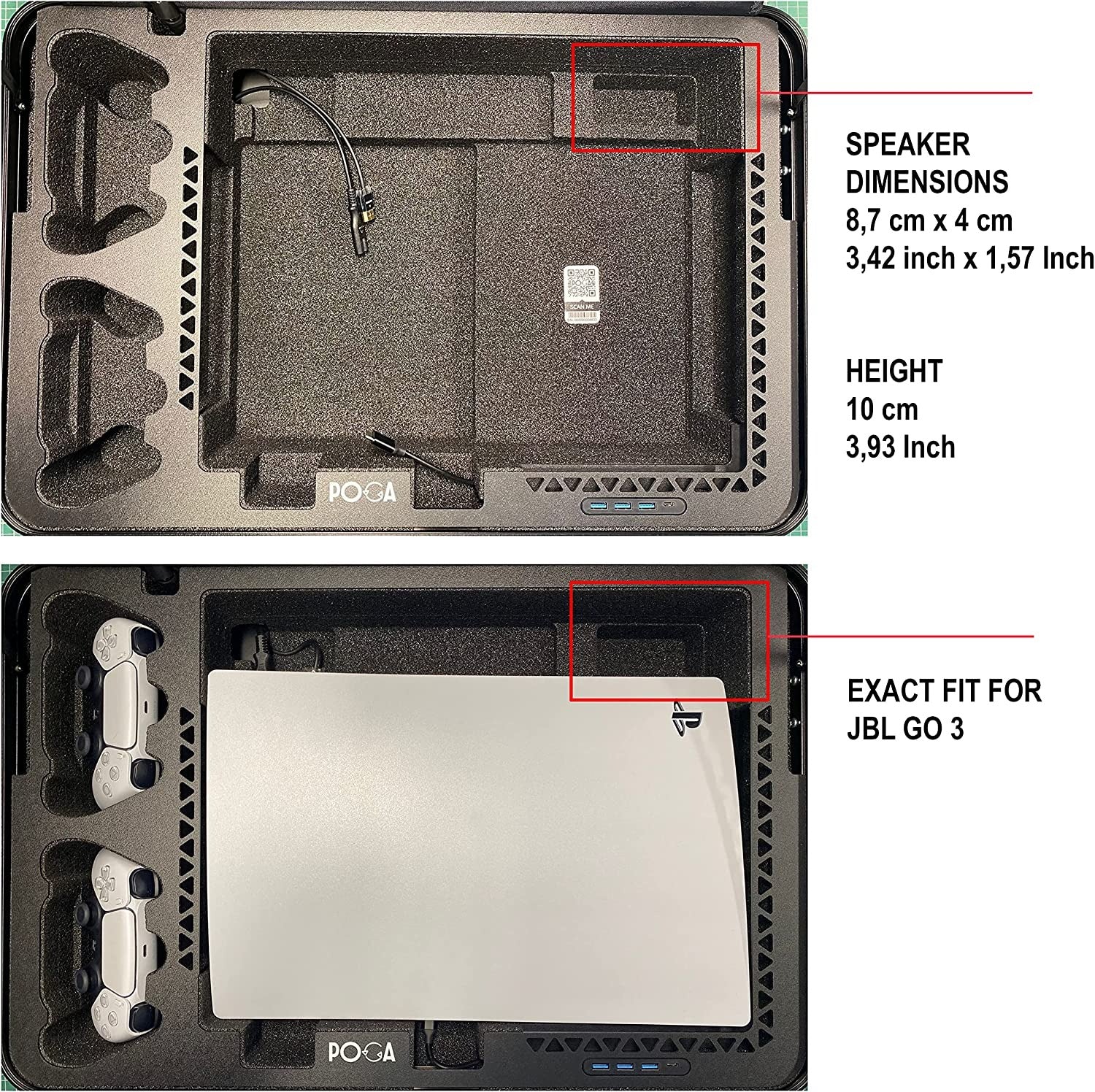 IndiGaming Poga Lux Portable Gaming Monitor, 23.8" FHD IPS Display,Desert Taupe