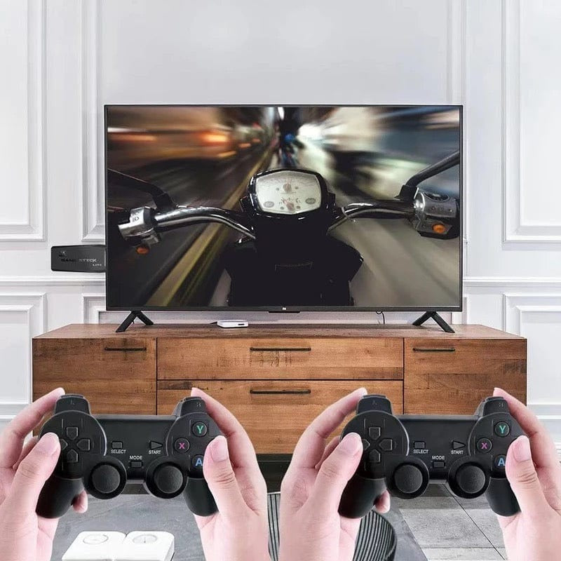 Video Game Console 2.4G Double Wireless Controller Game Stick Lite