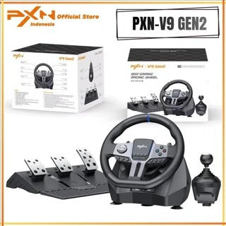 PXN V9 Gen2 Steering Wheel, for PC,Xbox One,Nintendo Switch,PS3,PS4,Xbox Series S/X
