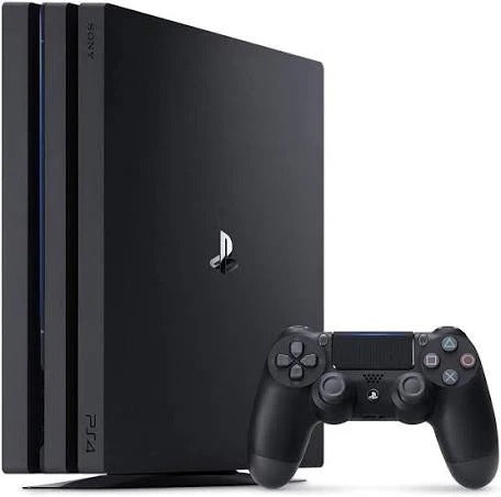 PS4 PlayStation 4 Pro Jet Black 1TB Console ( Pre-Owned)