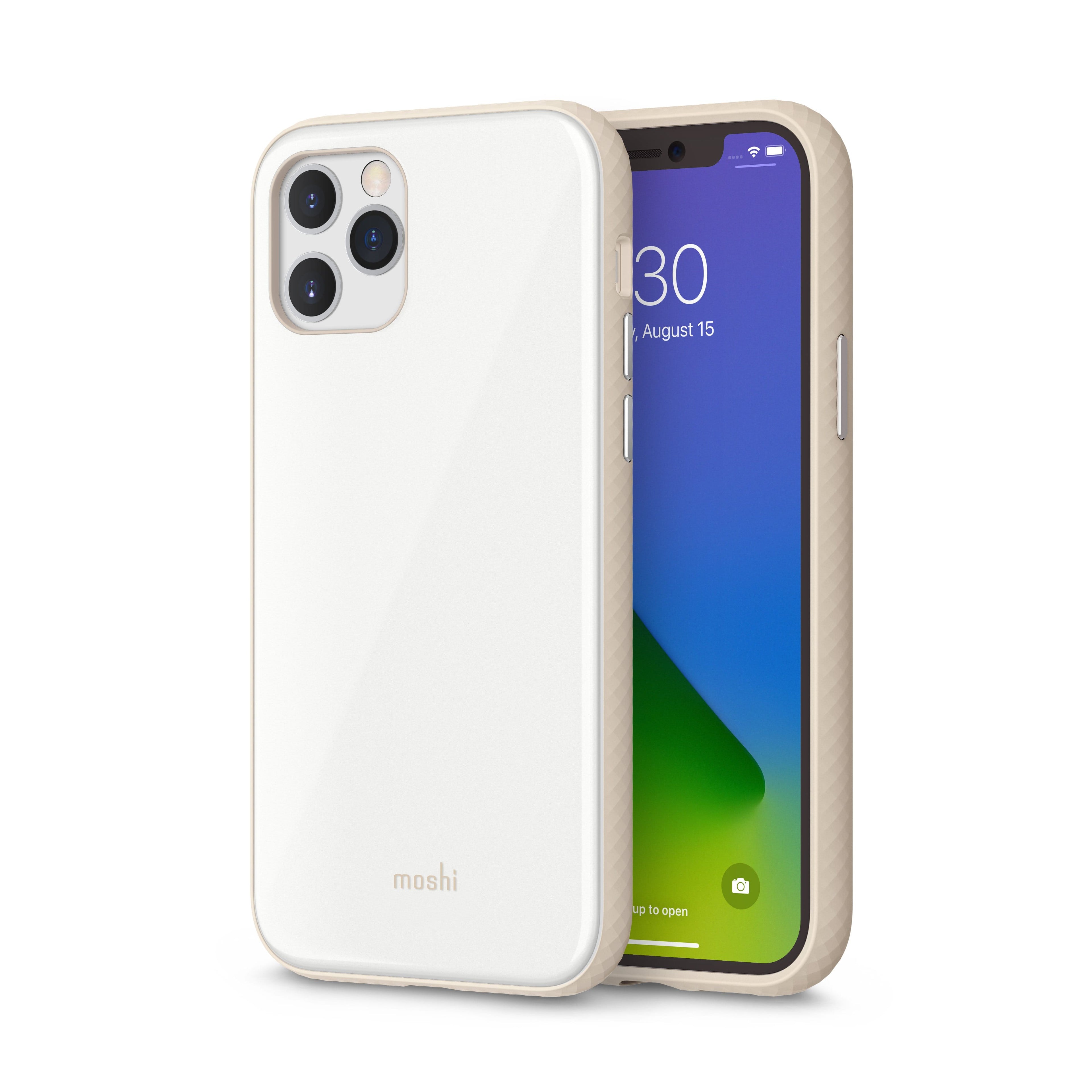 iGlaze Slim Hardshell Case for iPhone 12 Mini – Pearl White