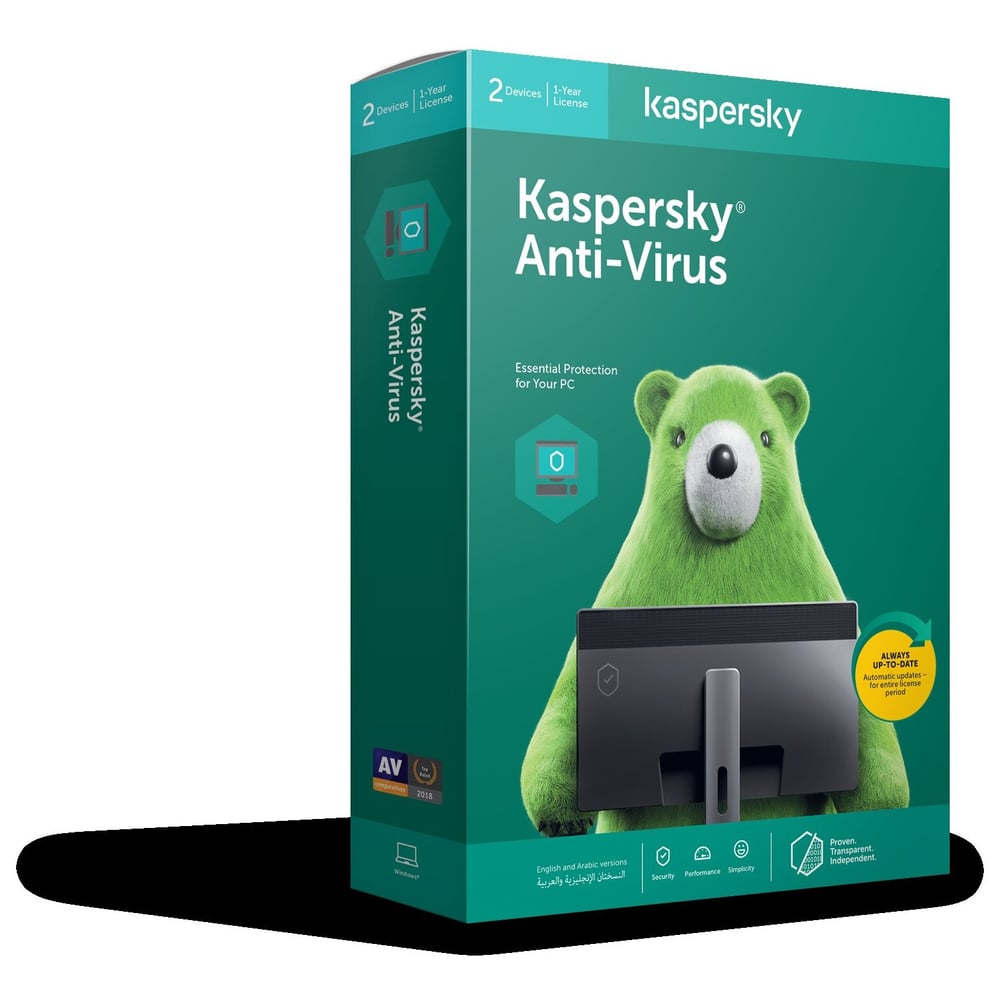 Kaspersky Anti Virus 2020 2 Users