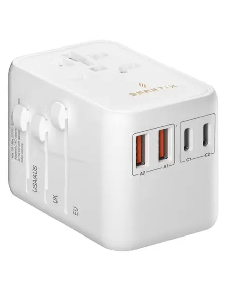 Smartix Premium International Travel Adaptor 65W White
