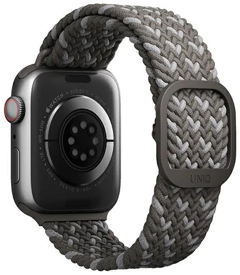Strap UNIQ strap Aspen Apple Watch 44/42/45mm Braided DE pebble gray (UNIQ-45MM-ASPDEPGRY)