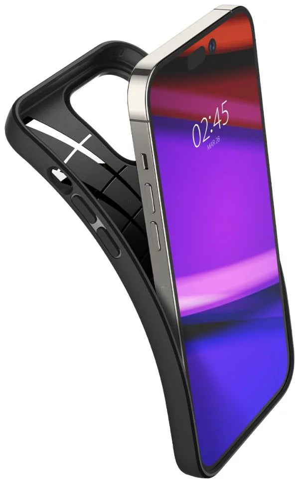 جراب SPIGEN CORE ARMOR لهاتف iPhone 14 PRO أسود غير لامع (ACS04661)