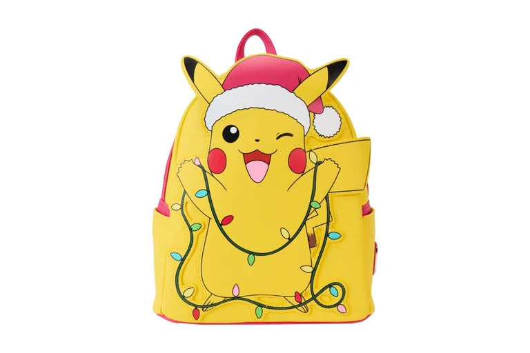 Loungefly Leather: Pokémon Holiday Pikachu Mini Backpack