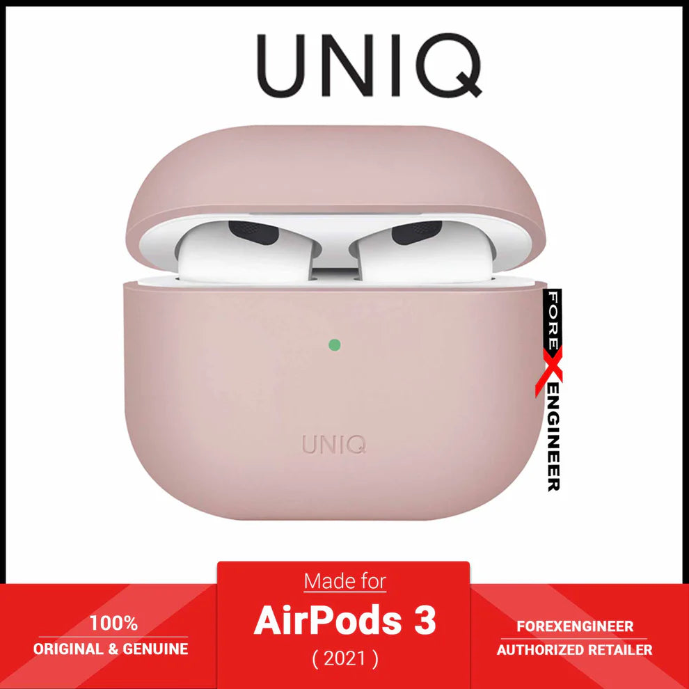 Uniq Lino Hybid Silicon Airpods (2021) Blush Pink