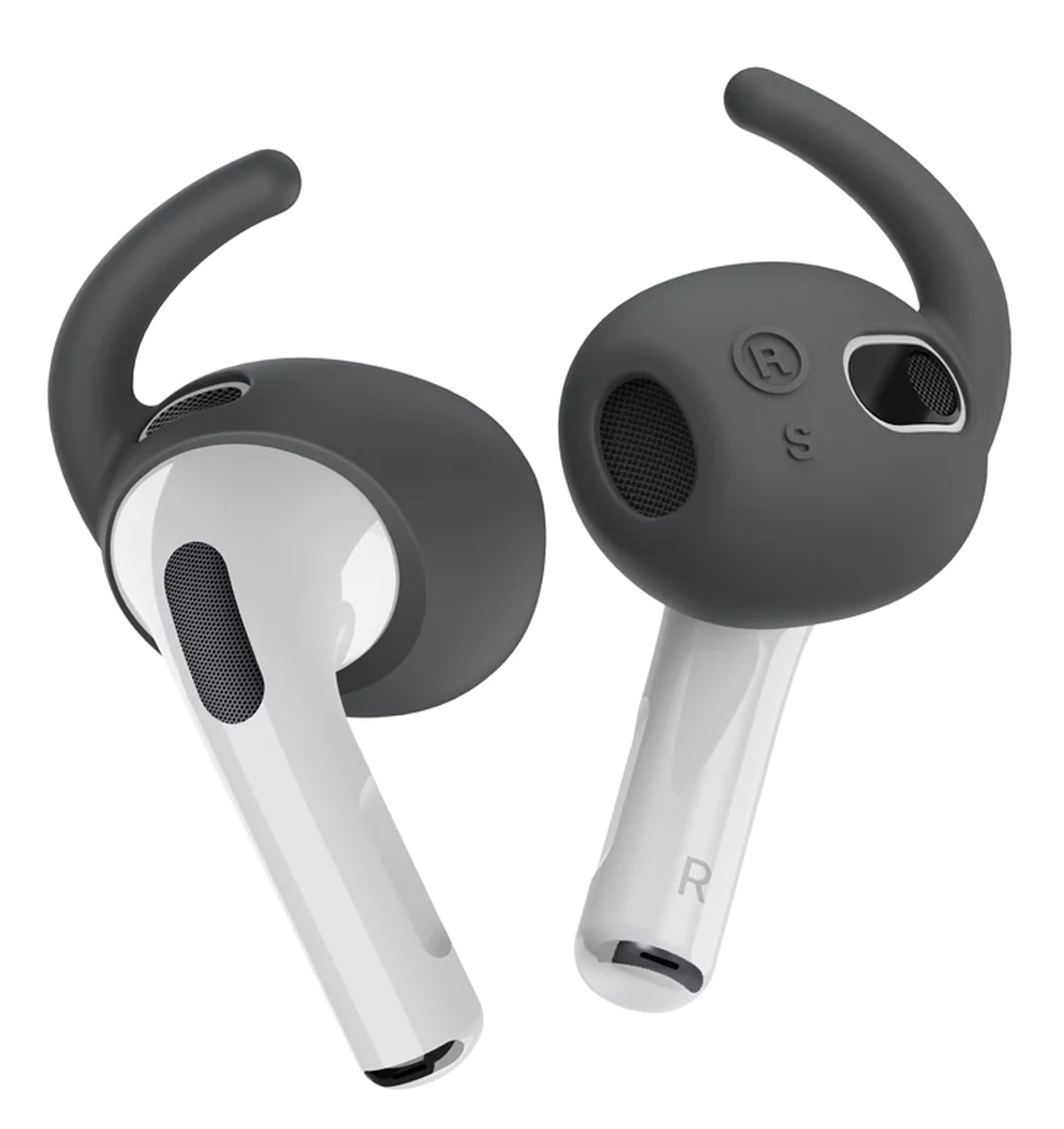 سماعات أذن Elago AirPods 3 مزودة بخطافات cvr مع جراب Drk Gry