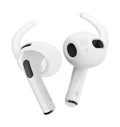 غطاء سماعات الأذن Elago AirPods 3 مع خطافات وحقيبة، أبيض