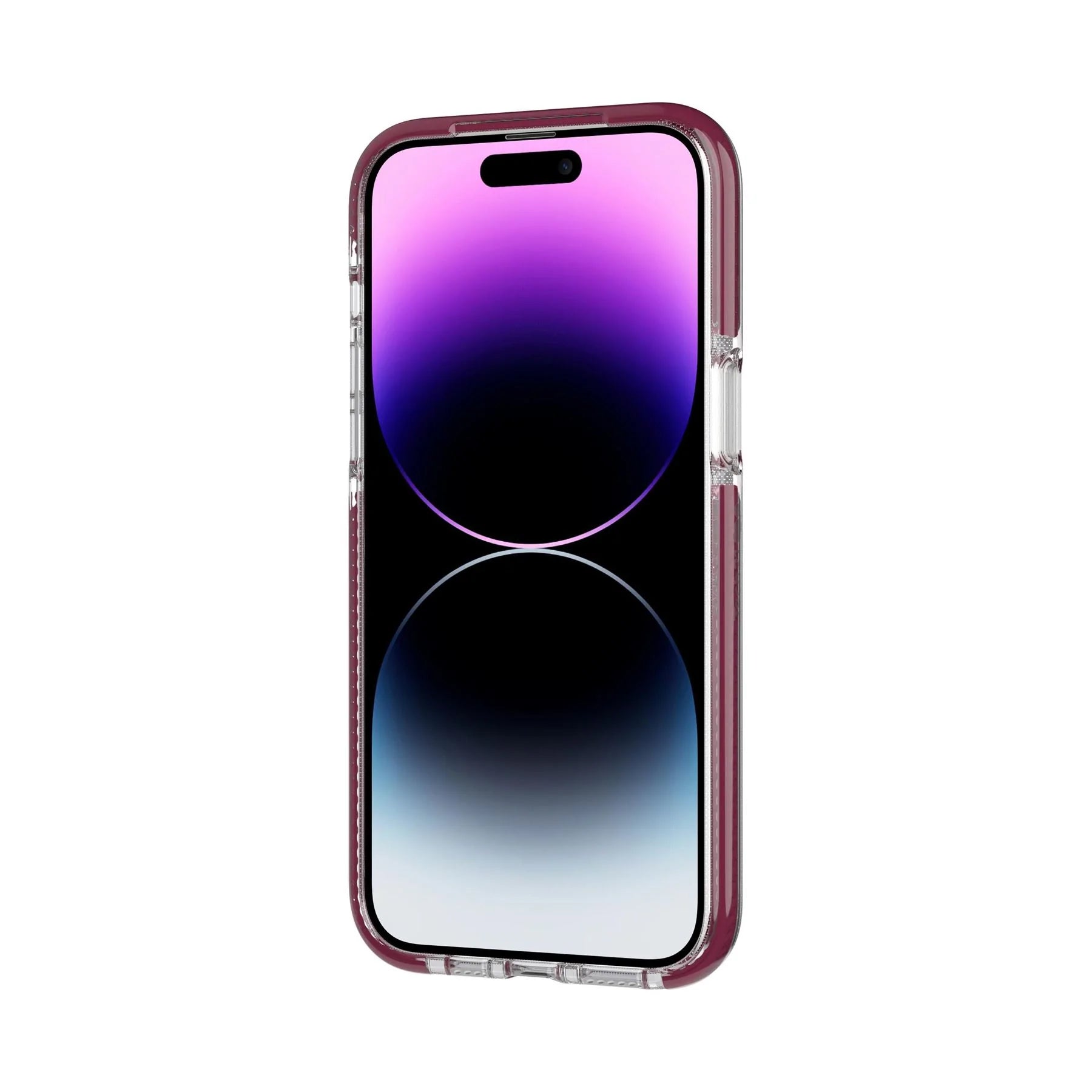 تم تصميم Tech21 EvoCrystal MagSafe لهاتف iPhone 14 Pro - باللون العنابي