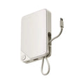 Momax 1-Power X Battery Pack (10000mAh) with Built-in USB-C Cable (White)