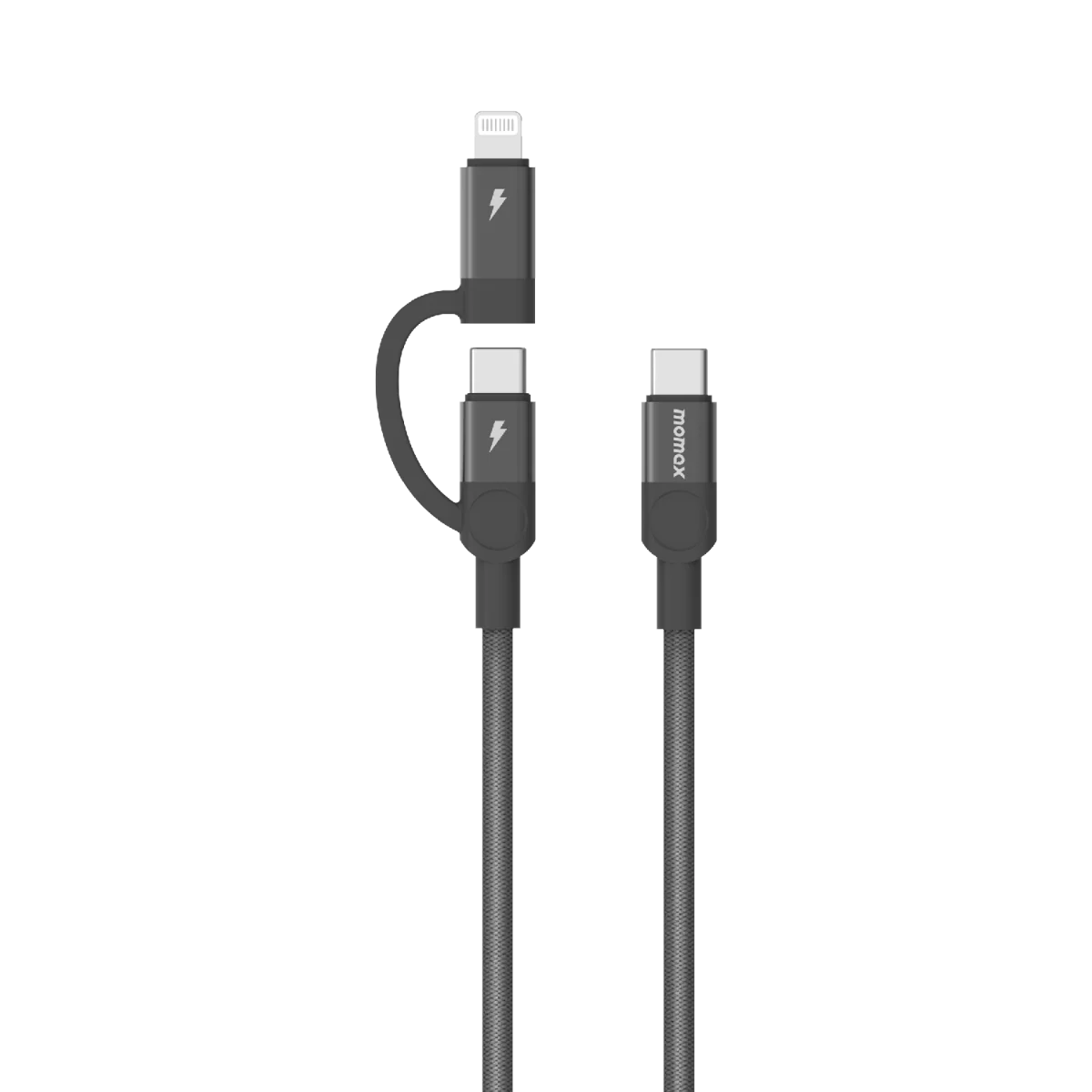 كابل مغناطيسي MOMAX MAG LINK USB-C إلى C وLightning بطول 1 متر