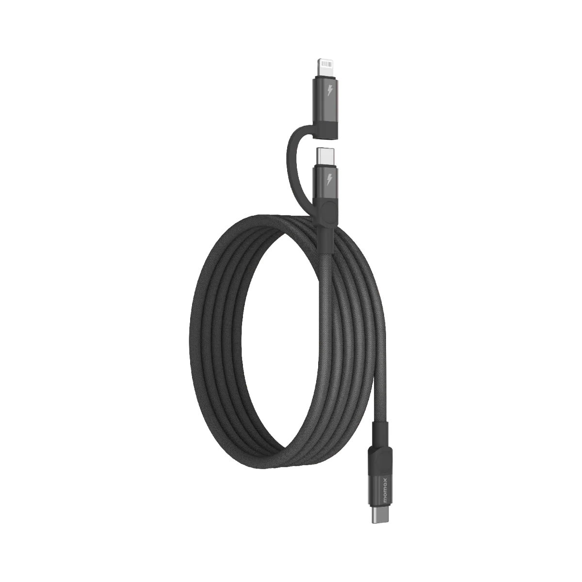 كابل مغناطيسي MOMAX MAG LINK USB-C إلى C وLightning بطول 1 متر