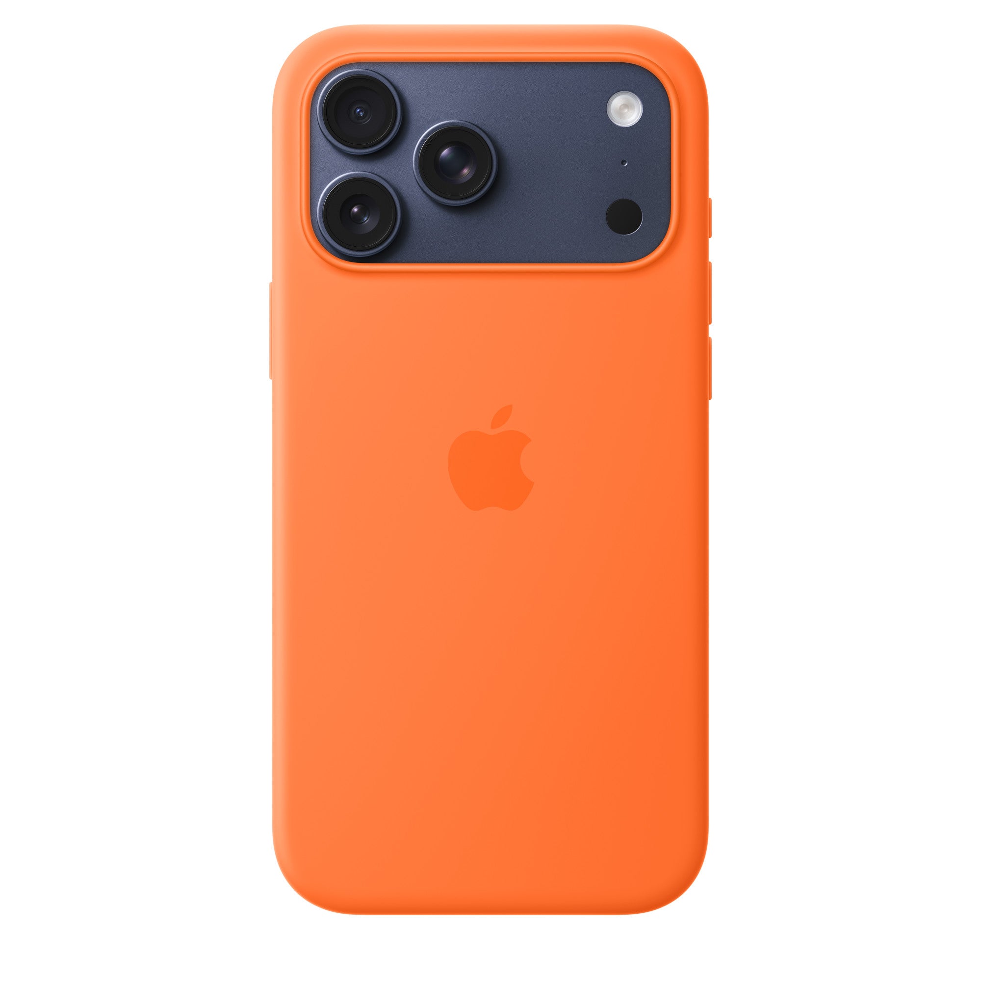 iPhone 17 Pro Max Silicone Case with MagSafe – Orange