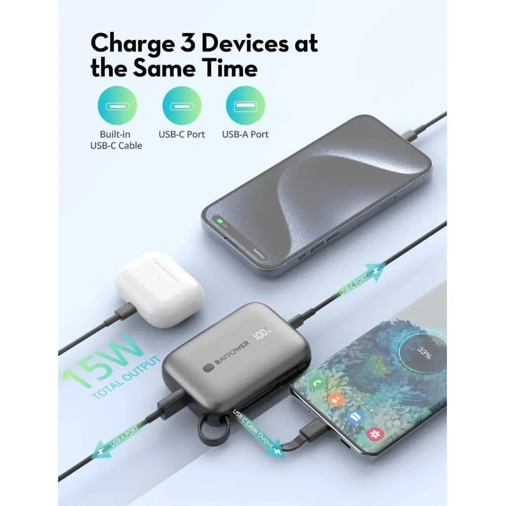 Ravpower Power Bank 10000 mAh Black