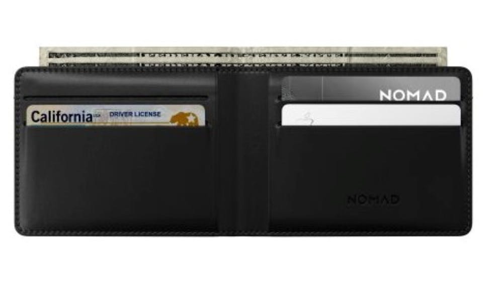 Nomad Horween Bifold Wallet - Black