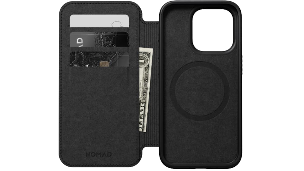 Nomad iPhone 15 Pro NMD Leather Folio - Brown